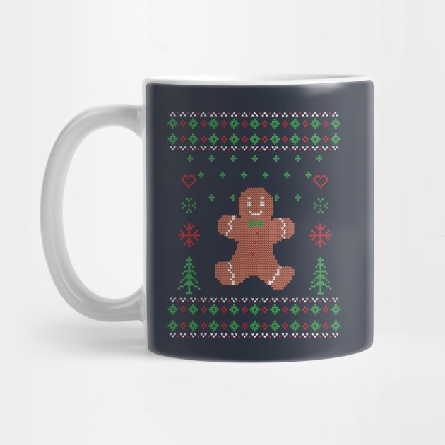 Gingerbread Man Ugly Christmas Sweater by TLSDesigns